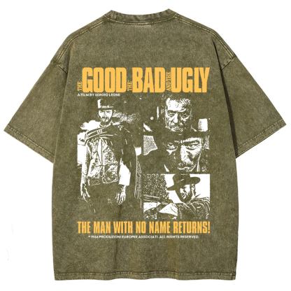 Unisex Vintage  The good, the bad and the ugly movie t-Shirt