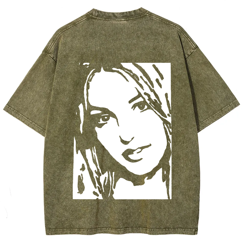 Unisex Vintage  Britney Singer  t-Shirt