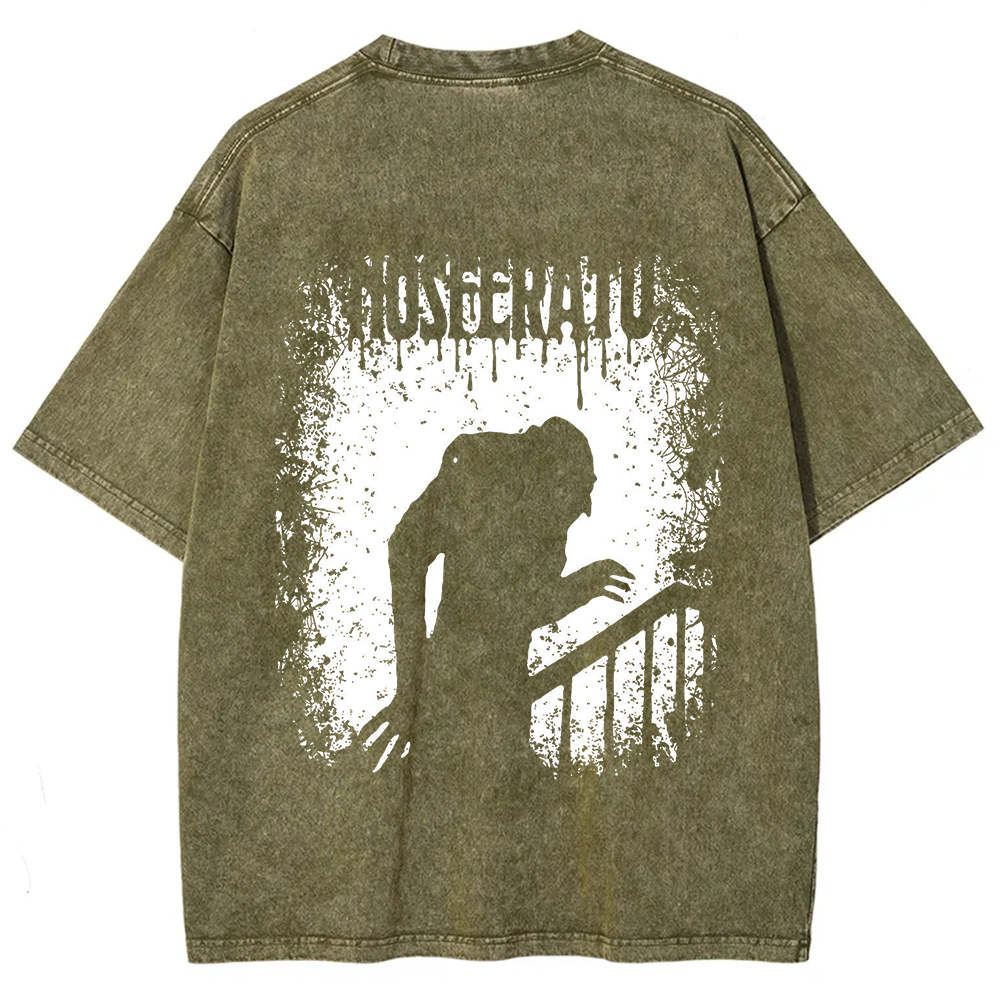 Unisex Vintage   Nosferatu 1922 Horror Movie  t-Shirt