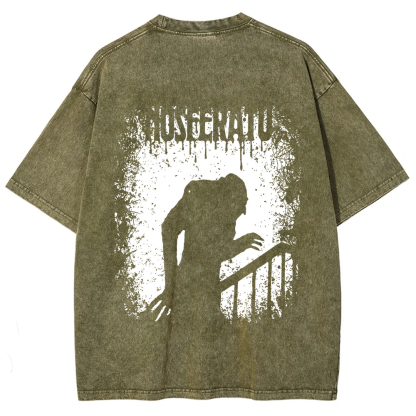 Unisex Vintage   Nosferatu 1922 Horror Movie  t-Shirt