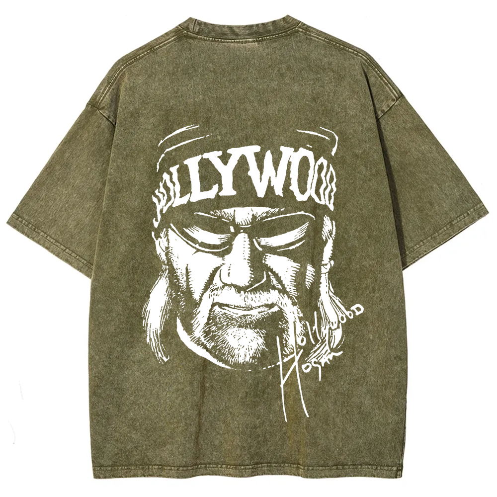 Unisex Vintage  Wrestling WCW Hollywood Hulk Hogan  t-Shirt
