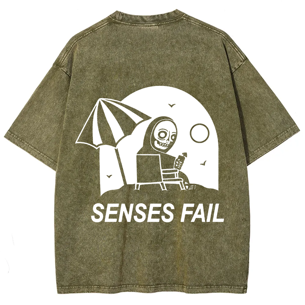 Unisex Vintage Senses Fail Band  t-Shirt