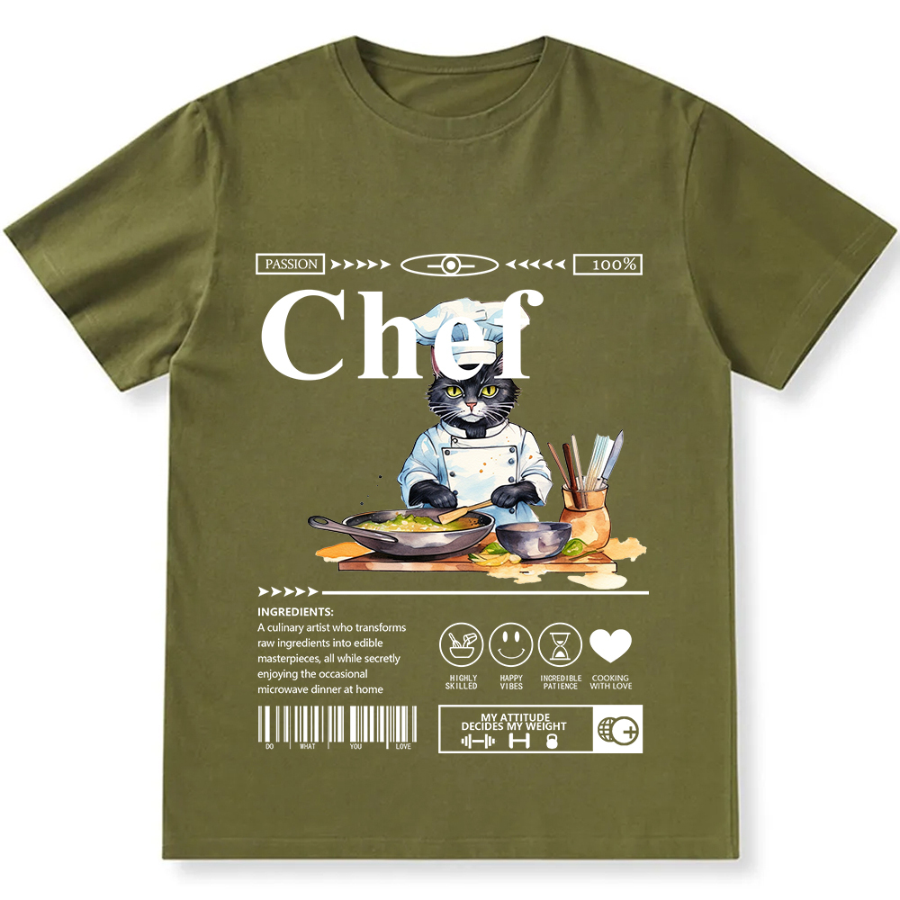 Chef Unisex Fit Cotton T-Shirt wearishow