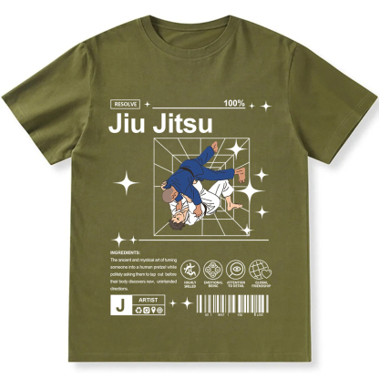Jiu Jitsu Unisex Fit Cotton T-Shirt wearishow