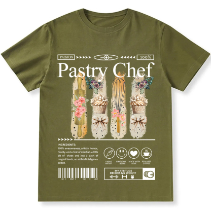 Pastry Chef Unisex Fit Cotton T-Shirt wearishow
