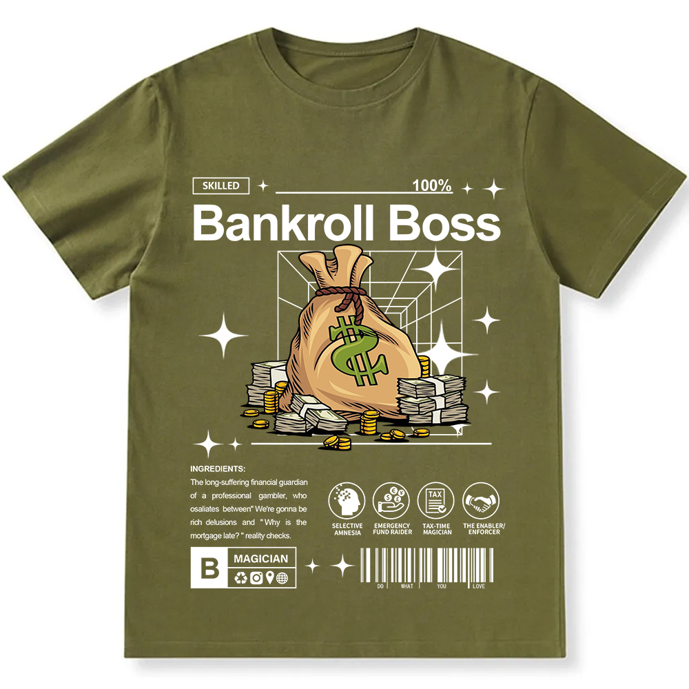 Bankroll Boss Unisex Fit Cotton T-Shirt wearishow
