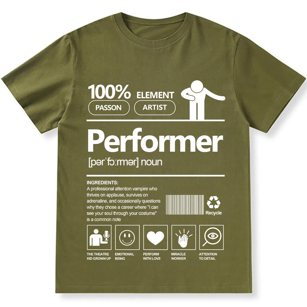 Performer Unisex Fit Cotton T-Shirt wearishow