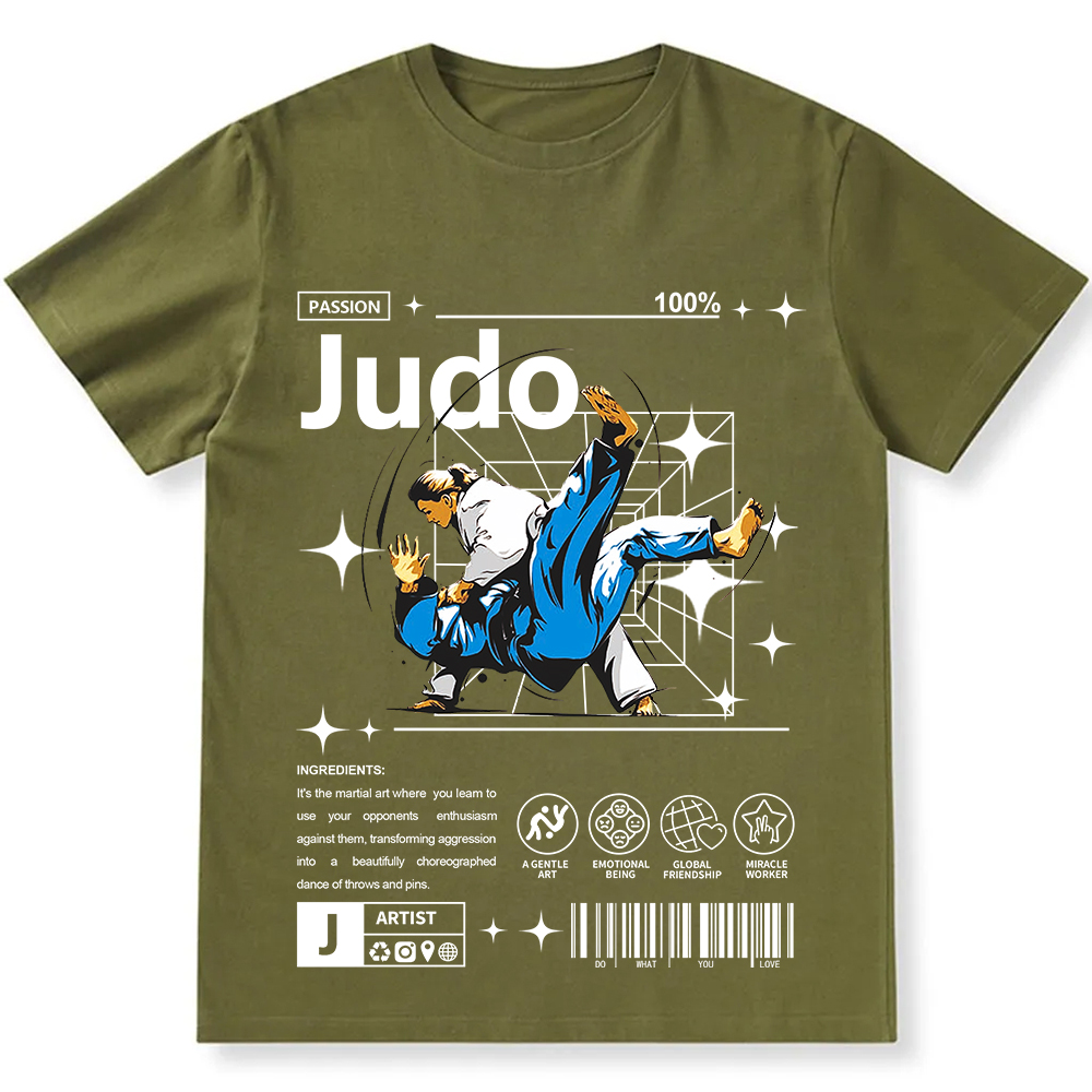 Judo Unisex Fit Cotton T-Shirt wearishow