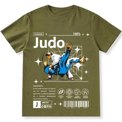Judo Unisex Fit Cotton T-Shirt wearishow