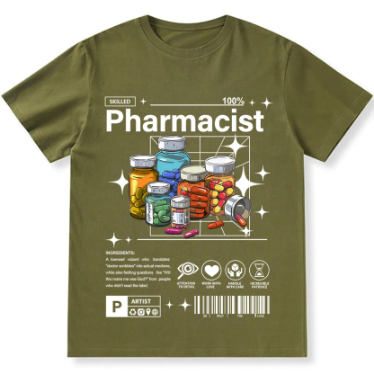 Pharmacist Unisex Fit Cotton T-Shirt wearishow