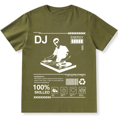 DJ Unisex Fit Cotton T-Shirt wearishow