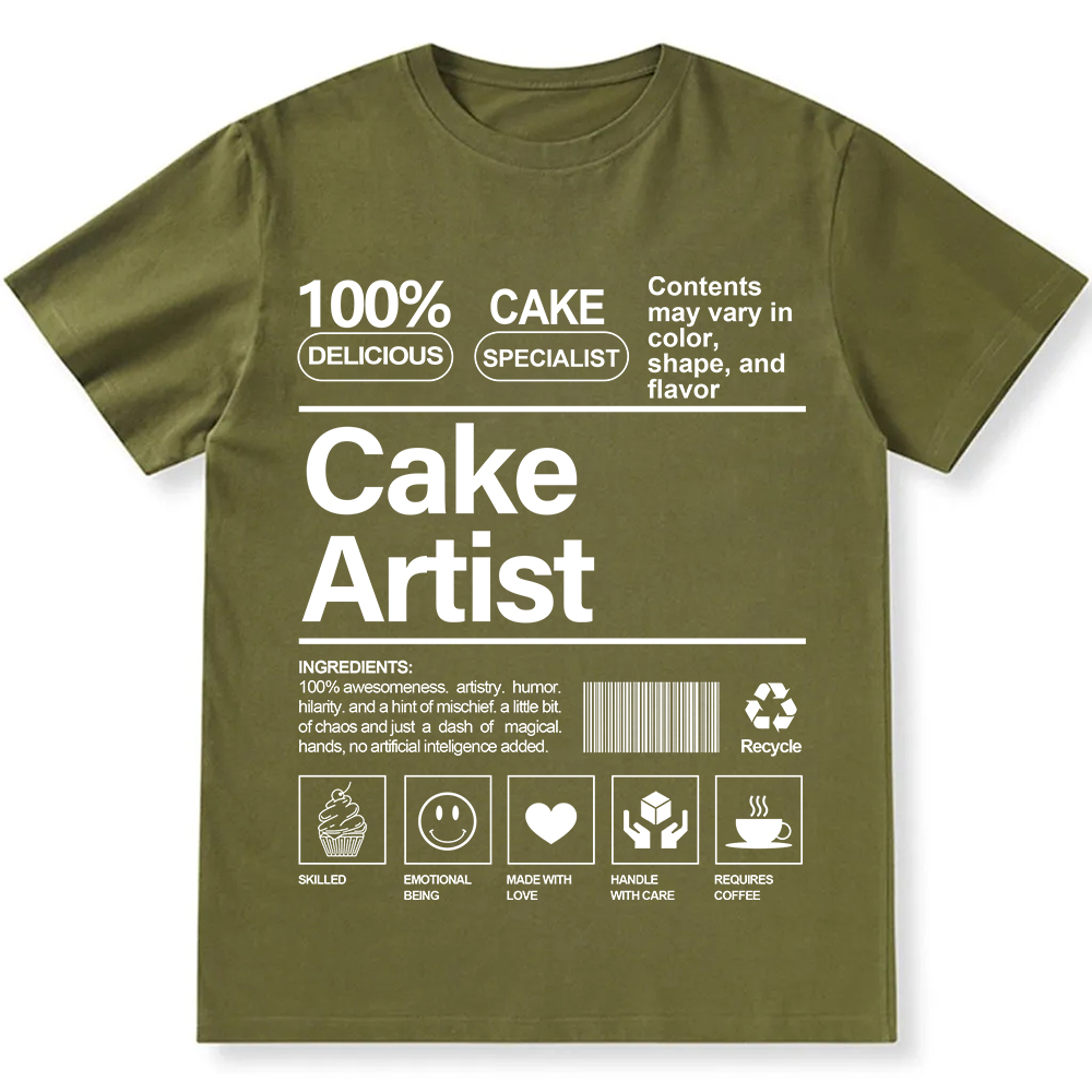 Cake Artist  Unisex Fit Cotton T-Shirt wearishow