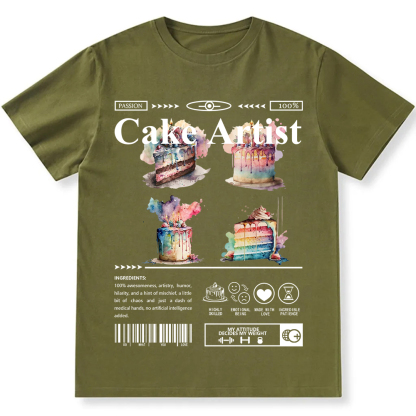 Cake Artist  Unisex Fit Cotton T-Shirt wearishow