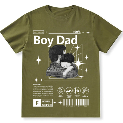 Boy Dad Unisex Fit Cotton T-Shirt wearishow