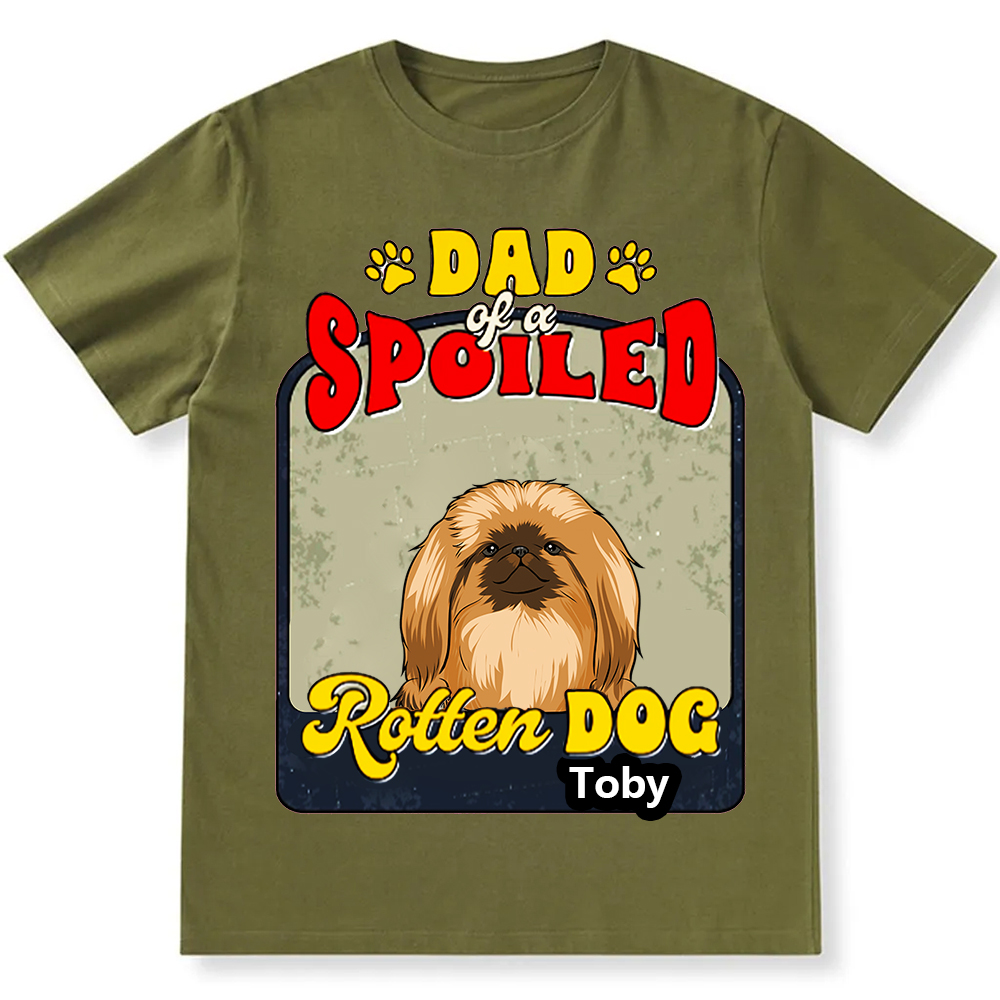 Spoiled Rotten Dog Named - Personalized Custom Unisex T-shirt