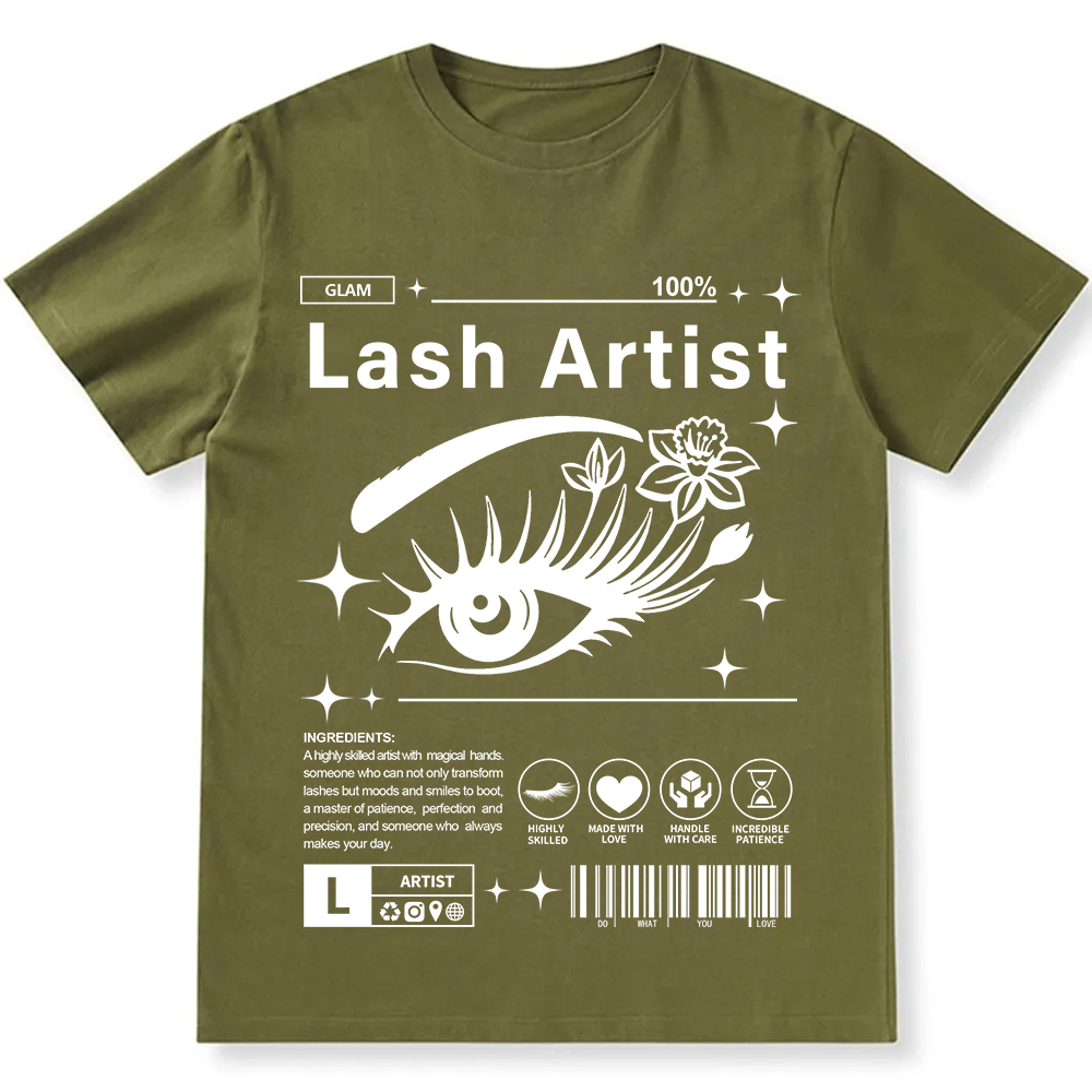 Lash Artist Unisex Fit Cotton T-Shirt wearishow