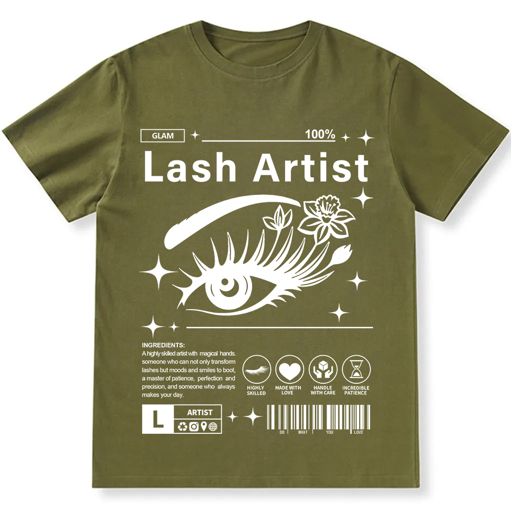 Lash Artist Unisex Fit Cotton T-Shirt wearishow