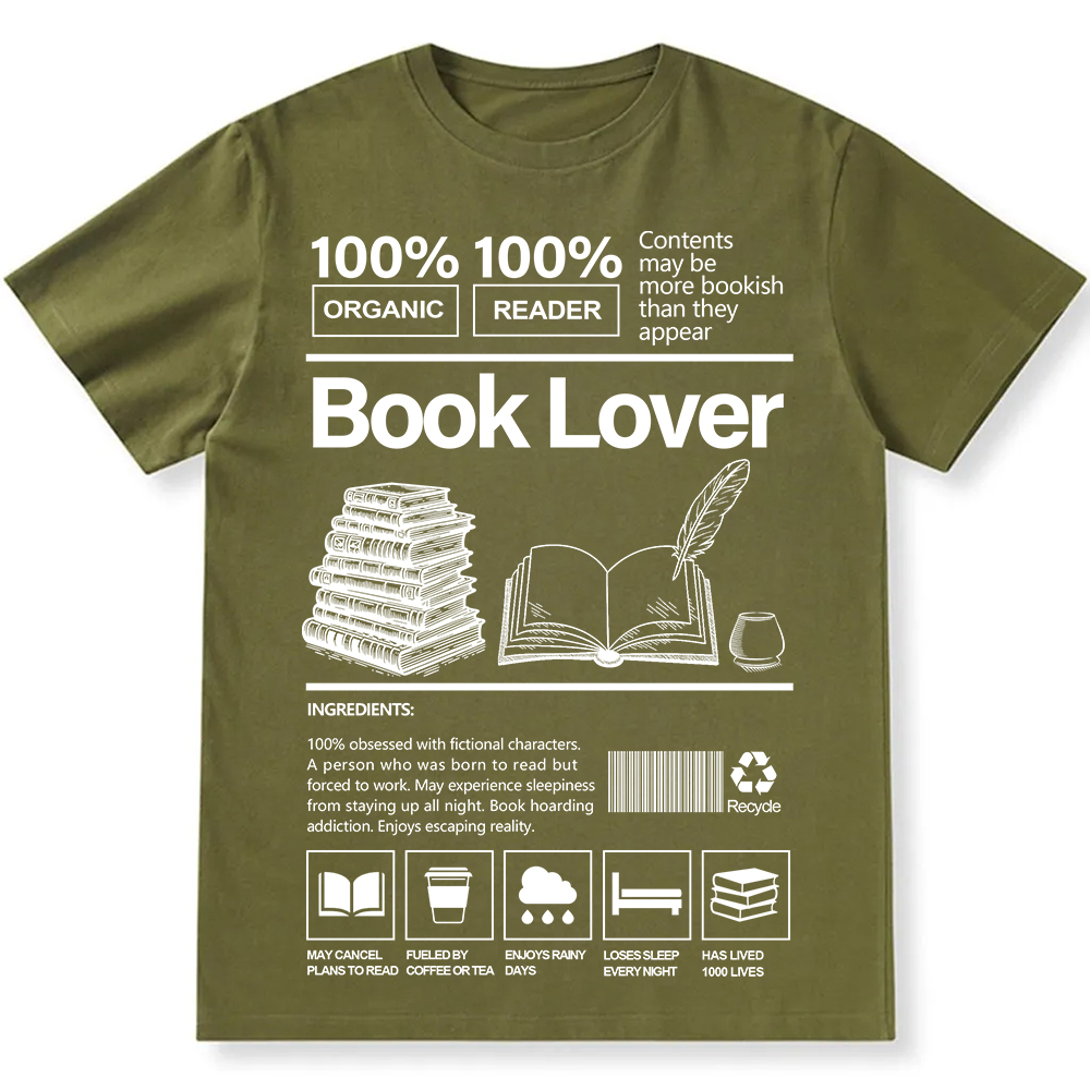 Book Lover Unisex Fit Cotton T-Shirt wearishow