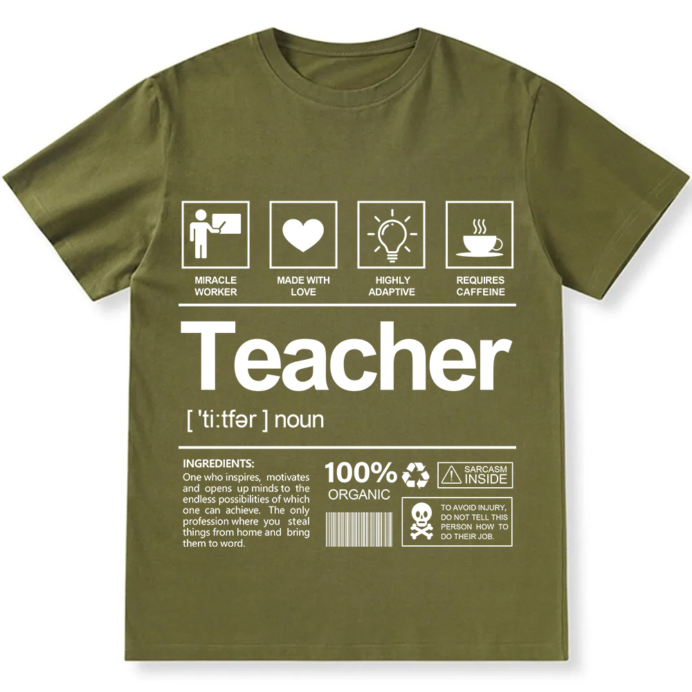 Teacher Unisex Fit Cotton T-Shirt wearishow