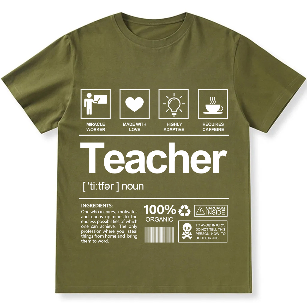 Teacher Unisex Fit Cotton T-Shirt wearishow