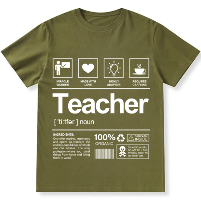Teacher Unisex Fit Cotton T-Shirt wearishow