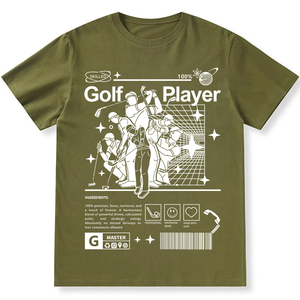 Golf Player Unisex Fit Cotton T-Shirt wearishow
