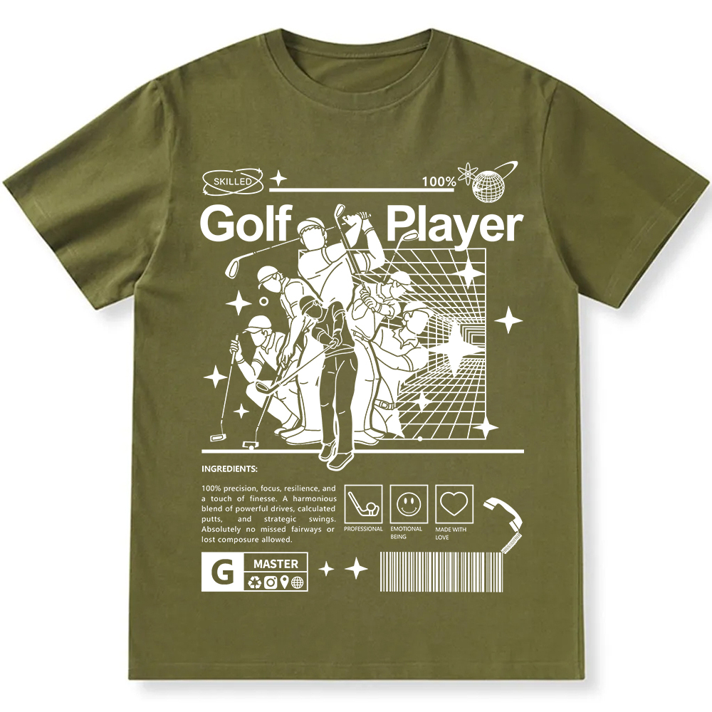 Golf Player Unisex Fit Cotton T-Shirt wearishow