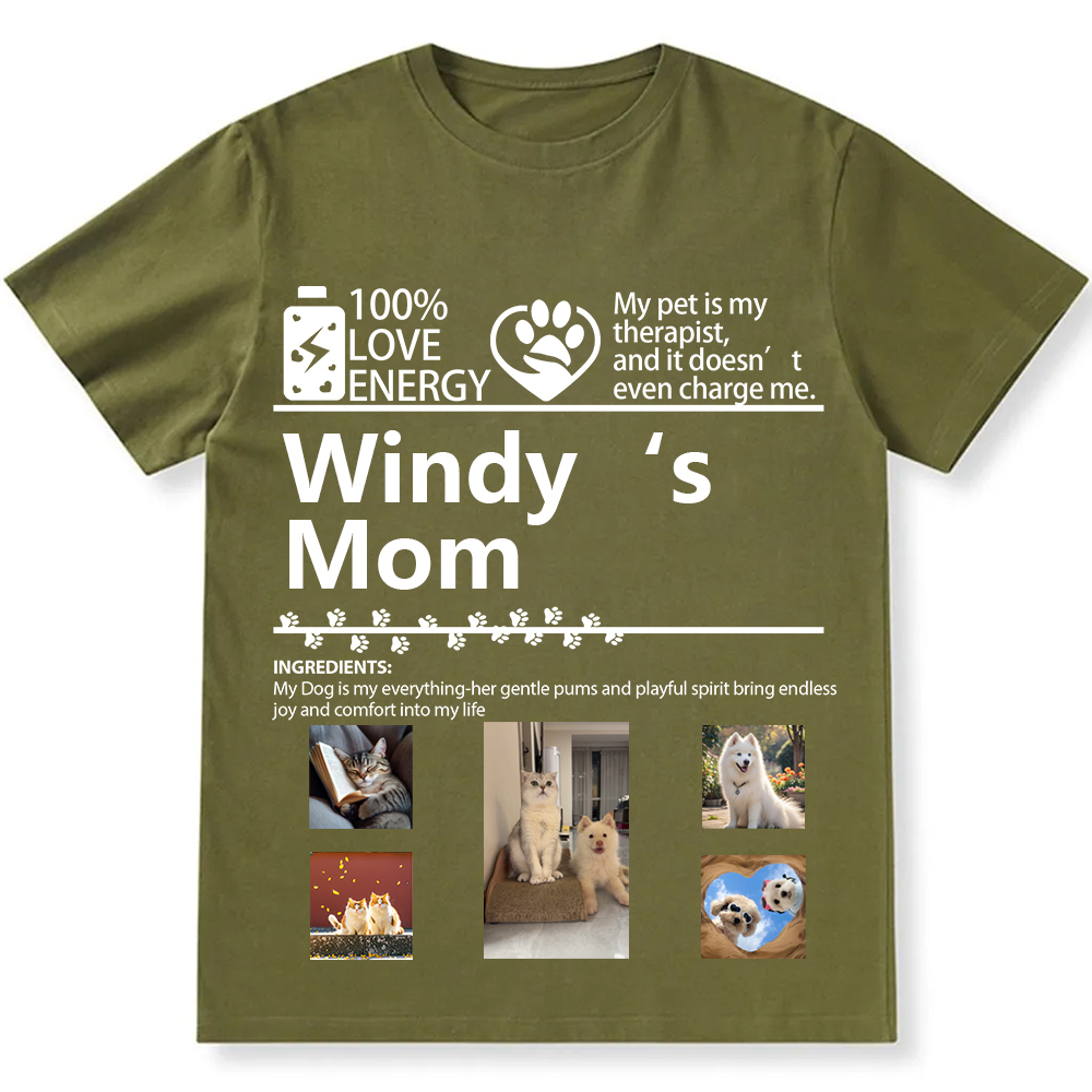 Pets Photos Creative Customized - Personalized Custom Unisex T-shirt