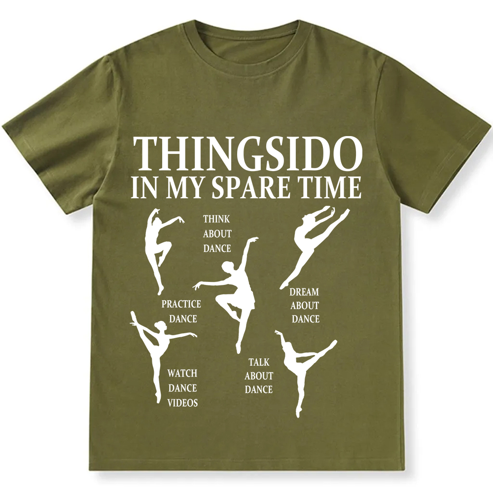 Thingsido In My Spare Time Unisex Fit Cotton T-Shirt wearishow