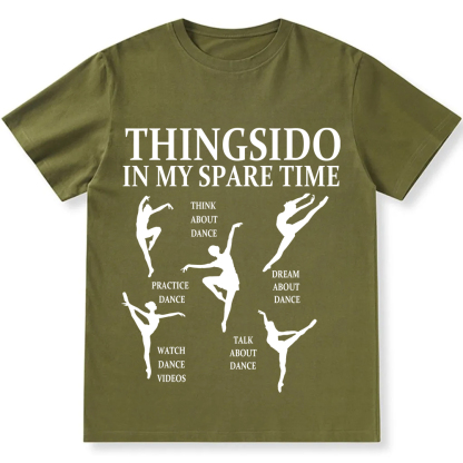 Thingsido In My Spare Time Unisex Fit Cotton T-Shirt wearishow