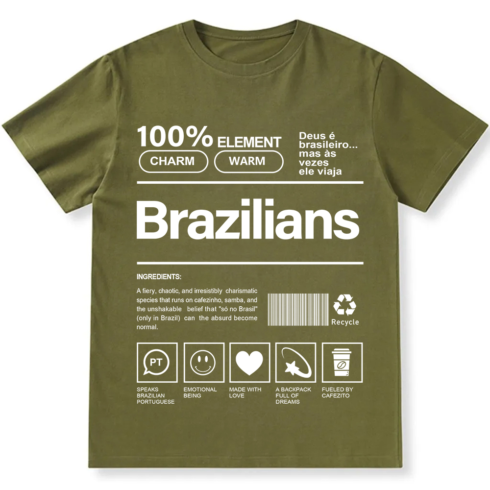 Brazilians Unisex Fit  Cotton T-Shirt wearishow