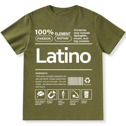 Latino Unisex Fit  Cotton T-Shirt wearishow