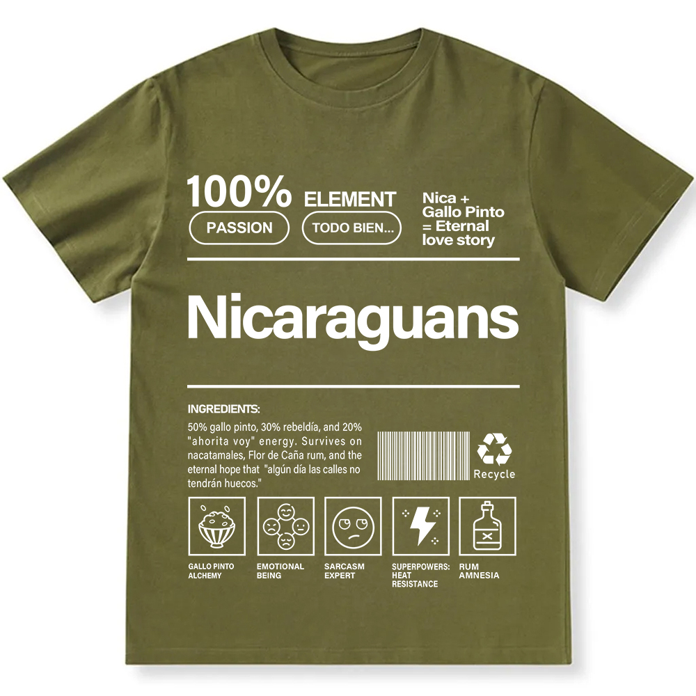 Nicaraguans Unisex Fit  Cotton T-Shirt wearishow