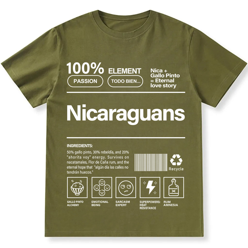 Nicaraguans Unisex Fit  Cotton T-Shirt wearishow