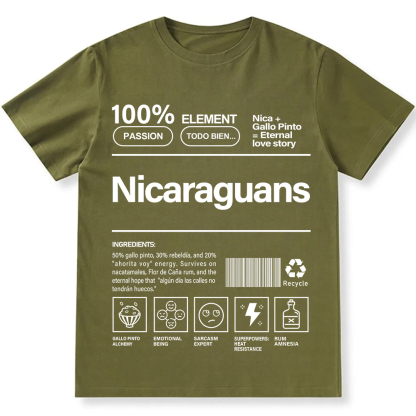 Nicaraguans Unisex Fit  Cotton T-Shirt wearishow
