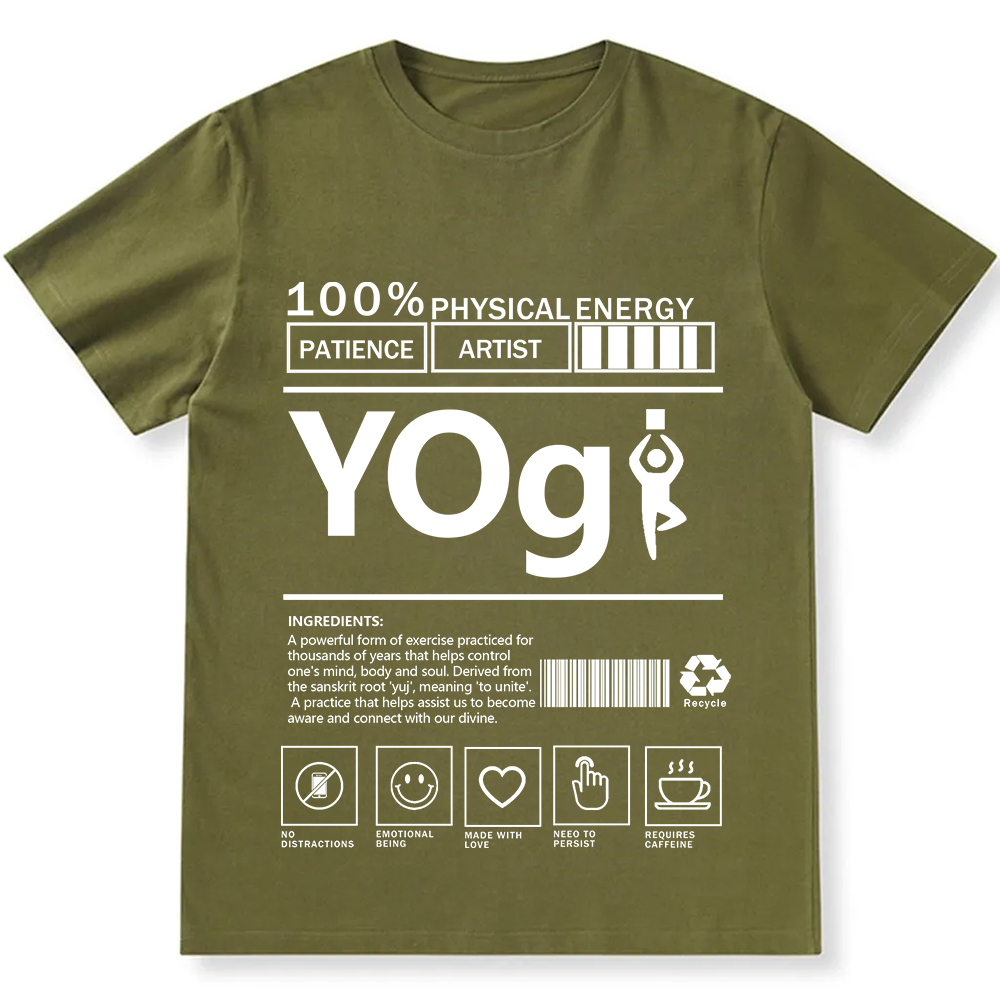 Yogi Unisex Fit Washed T-Shirt wearishow