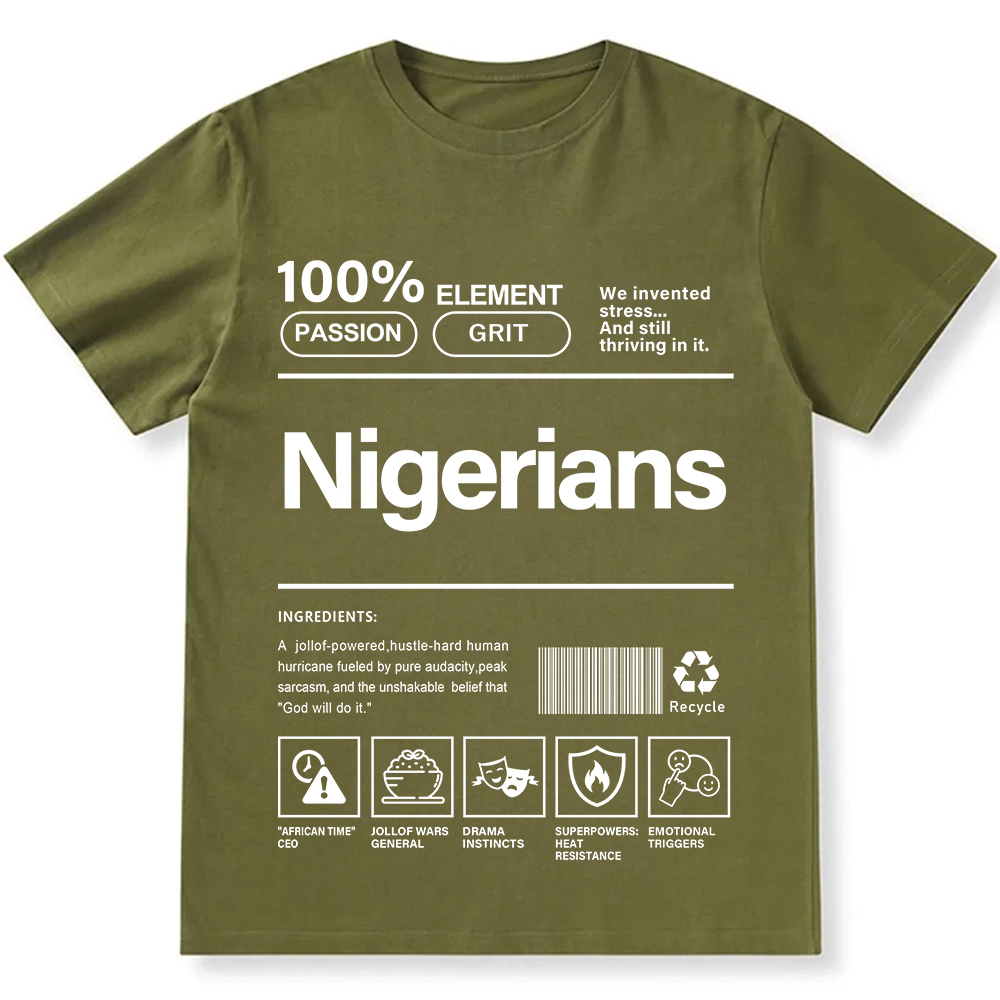 Nigerians Unisex Fit  Cotton T-Shirt wearishow
