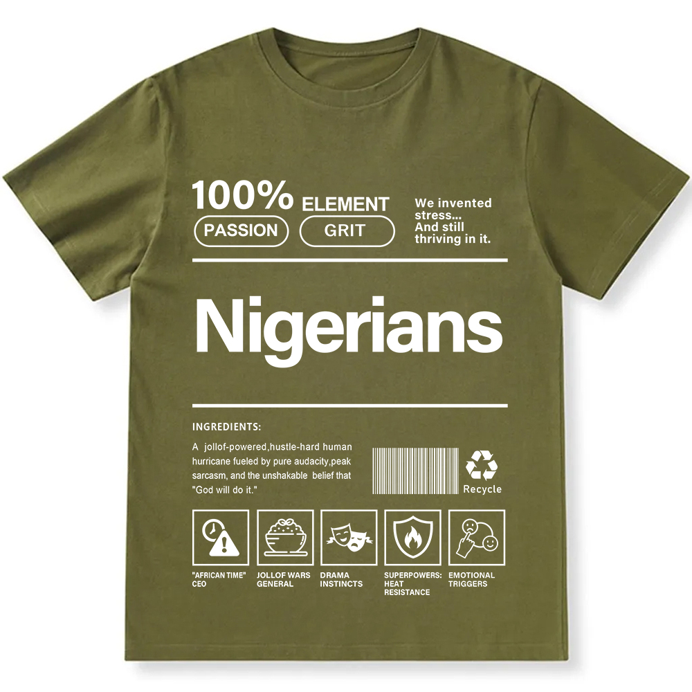 Nigerians Unisex Fit  Cotton T-Shirt wearishow