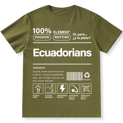 Ecuadorians Unisex Fit  Cotton T-Shirt wearishow