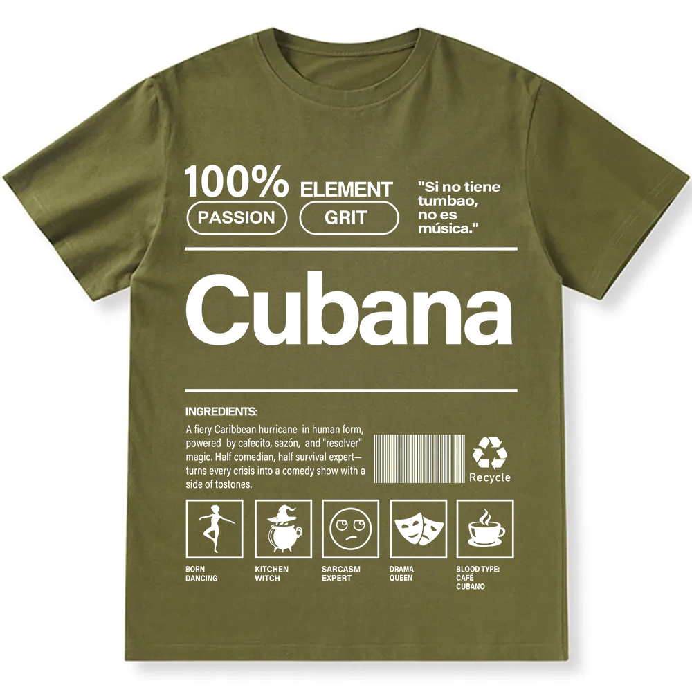 Cubana Unisex Fit  Cotton T-Shirt wearishow