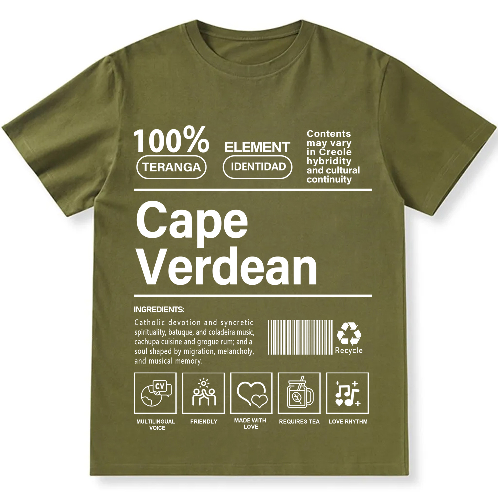 Cape Verdean Unisex Fit  Cotton T-Shirt wearishow