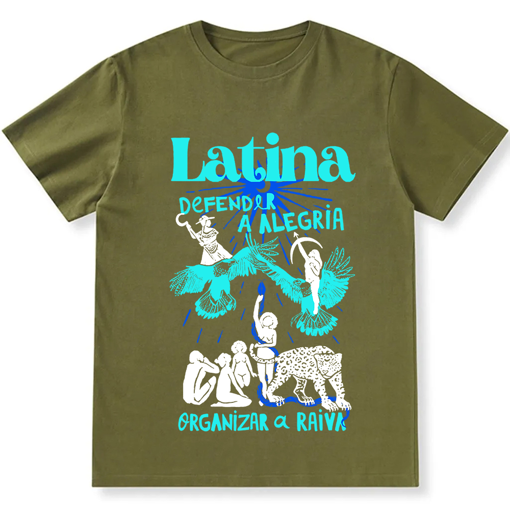 Latina Unisex Fit  Cotton T-Shirt wearishow