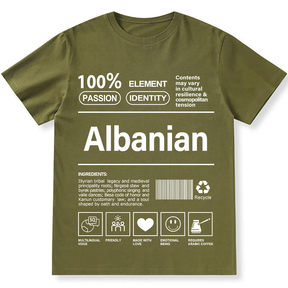 Albanian Unisex Fit  Cotton T-Shirt wearishow