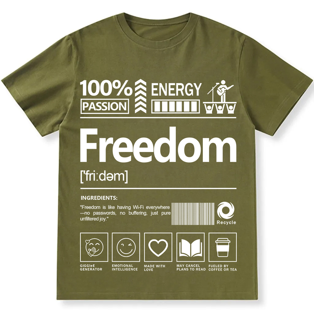Freedom Unisex Fit T-Shirt wearishow