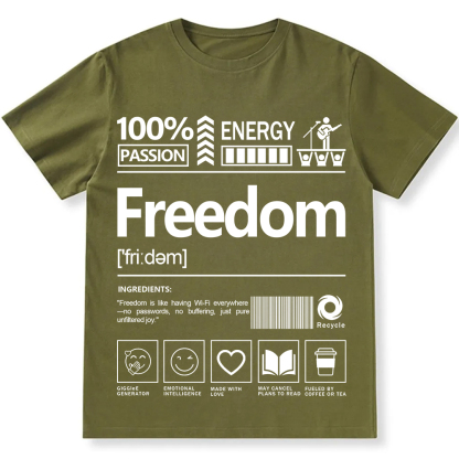 Freedom Unisex Fit T-Shirt wearishow