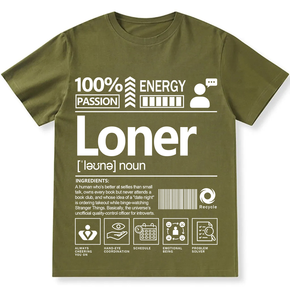 Loner Unisex Fit T-Shirt wearishow