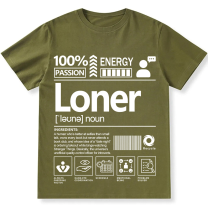 Loner Unisex Fit T-Shirt wearishow