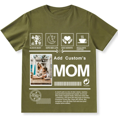 MOM Custom Unisex Fit Cotton T-Shirt wearishow