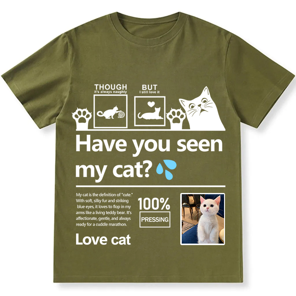 Cat Trick Customized Unisex Fit Cotton T-Shirt wearishow