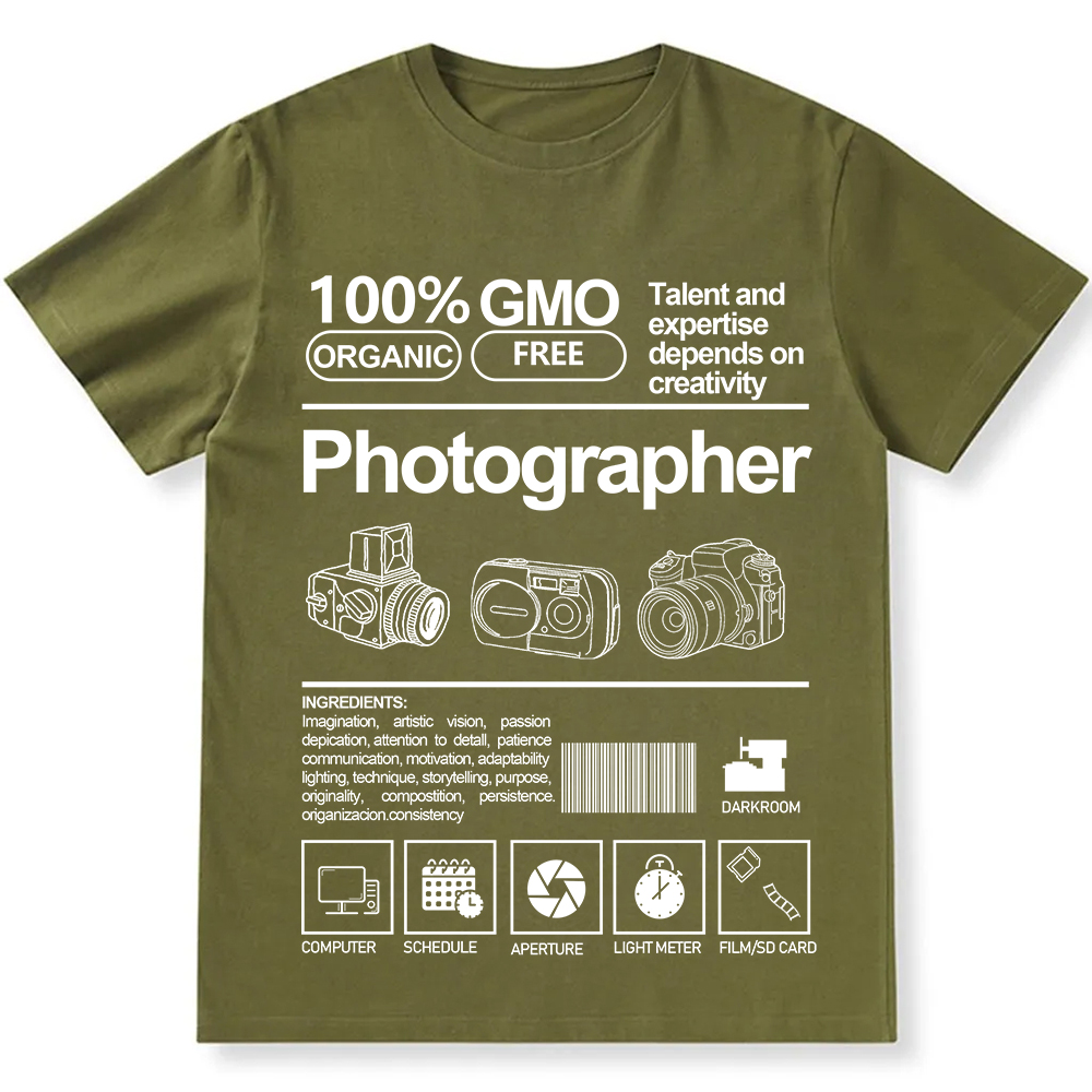 Photographer Unisex Fit Cotton T-Shirt wearishow